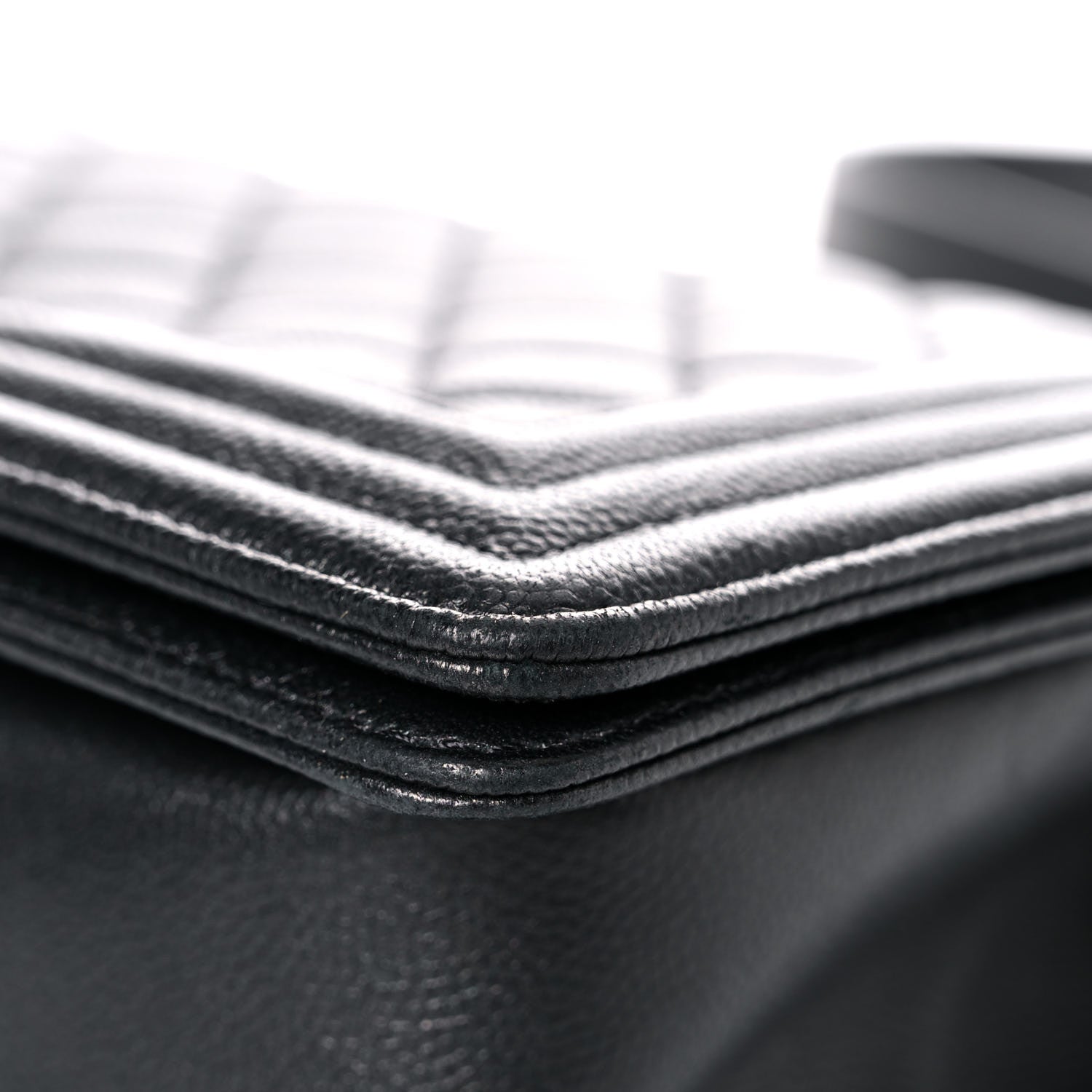 Chanel Caviar Quilted Medium Boy Flap So Black 6 of 15