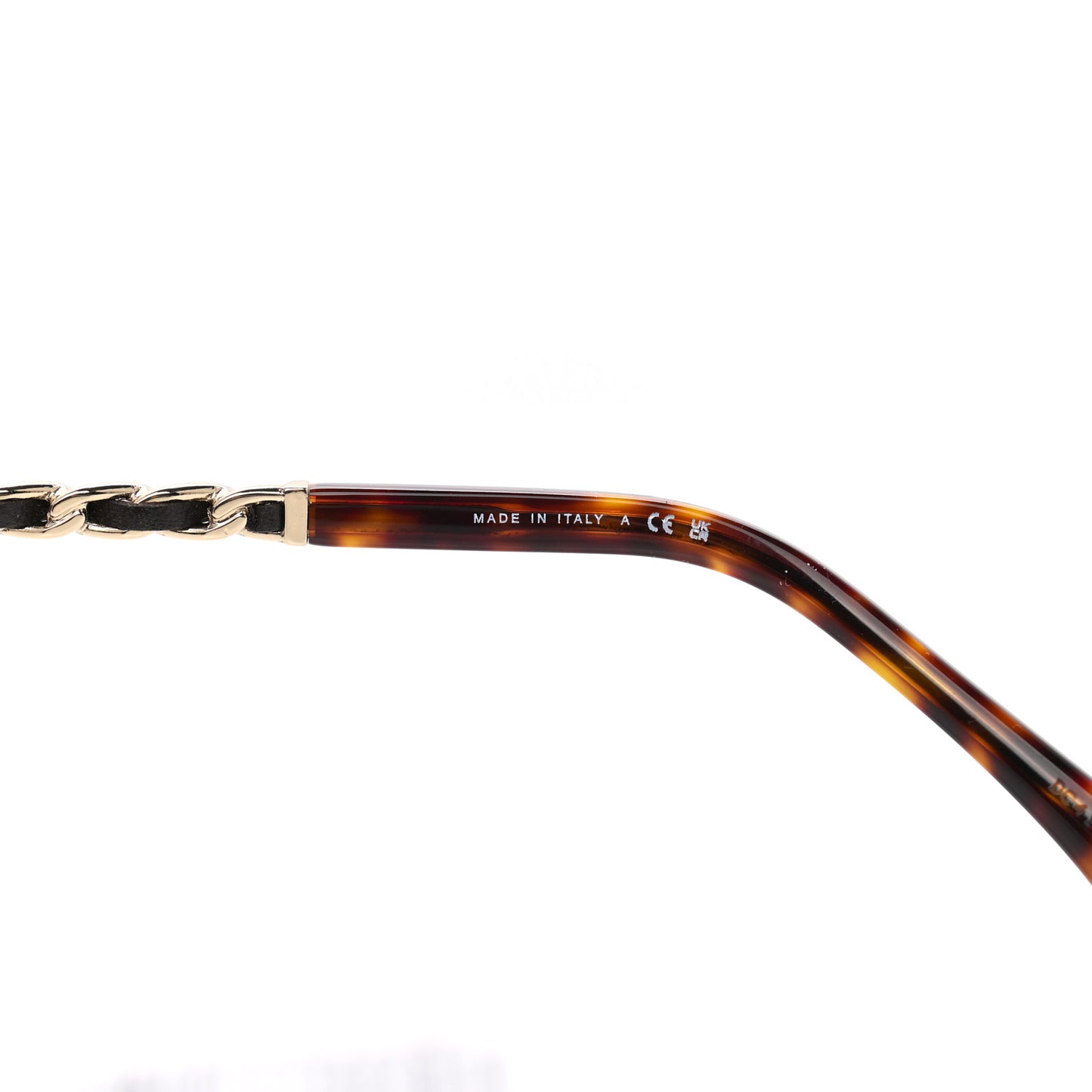 Metal Square Frame Chain Sunglasses 4274-Q Brown