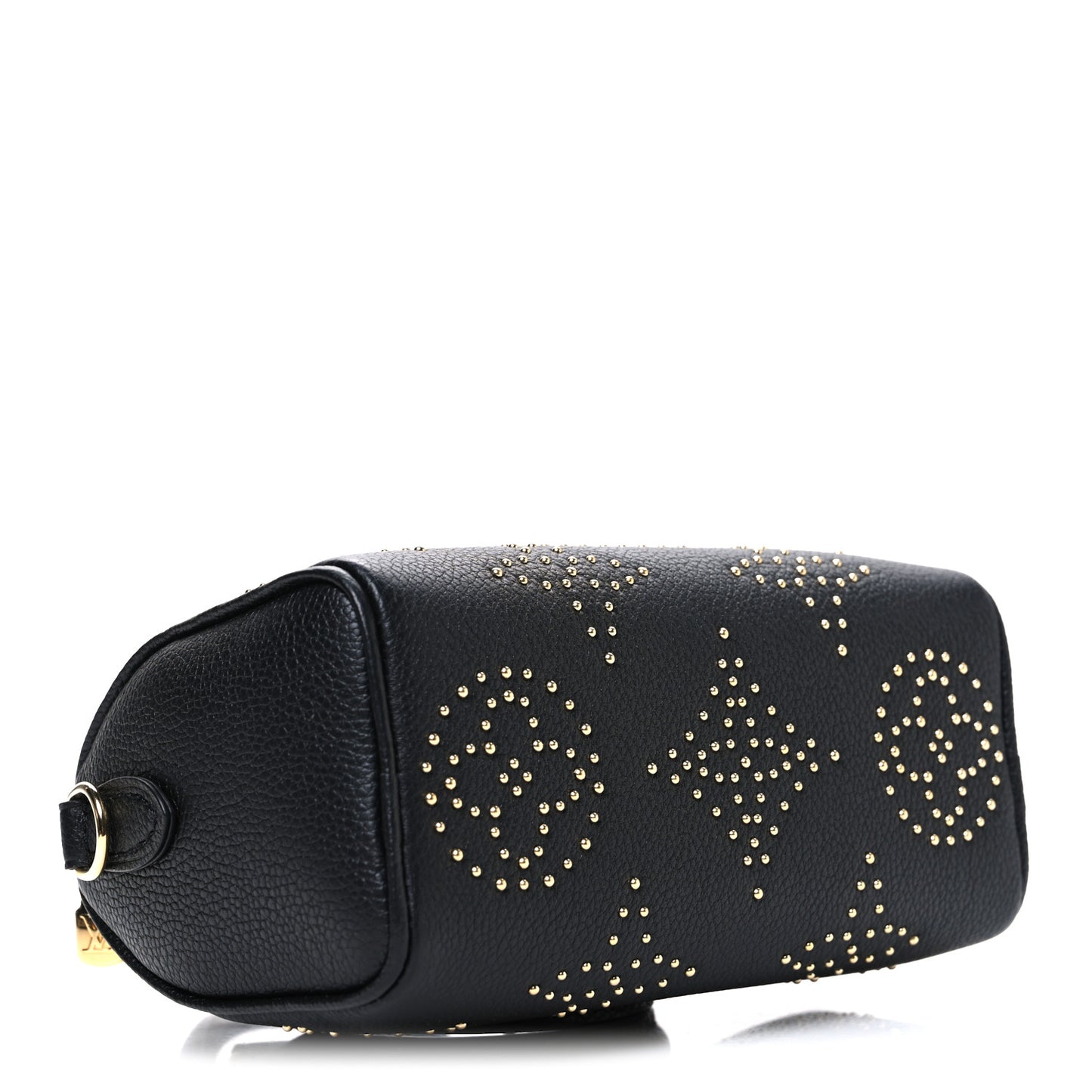 Grained Calfskin Studded Monogram Giant Nano Speedy Black
