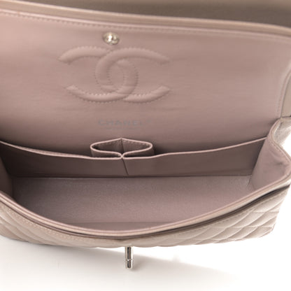 Chanel Caviar Quilted Medium Double Flap Taupe 5 of 12