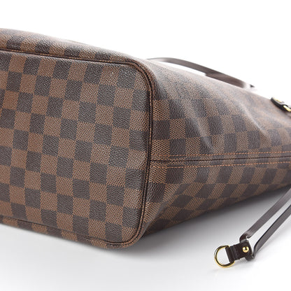 Louis Vuitton Damier Ebene Neo Neverfull MM Rose Ballerine 10 of 10