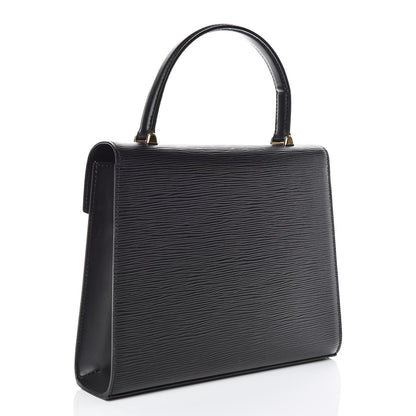 Louis Vuitton Epi Malesherbes Black 3 of 8