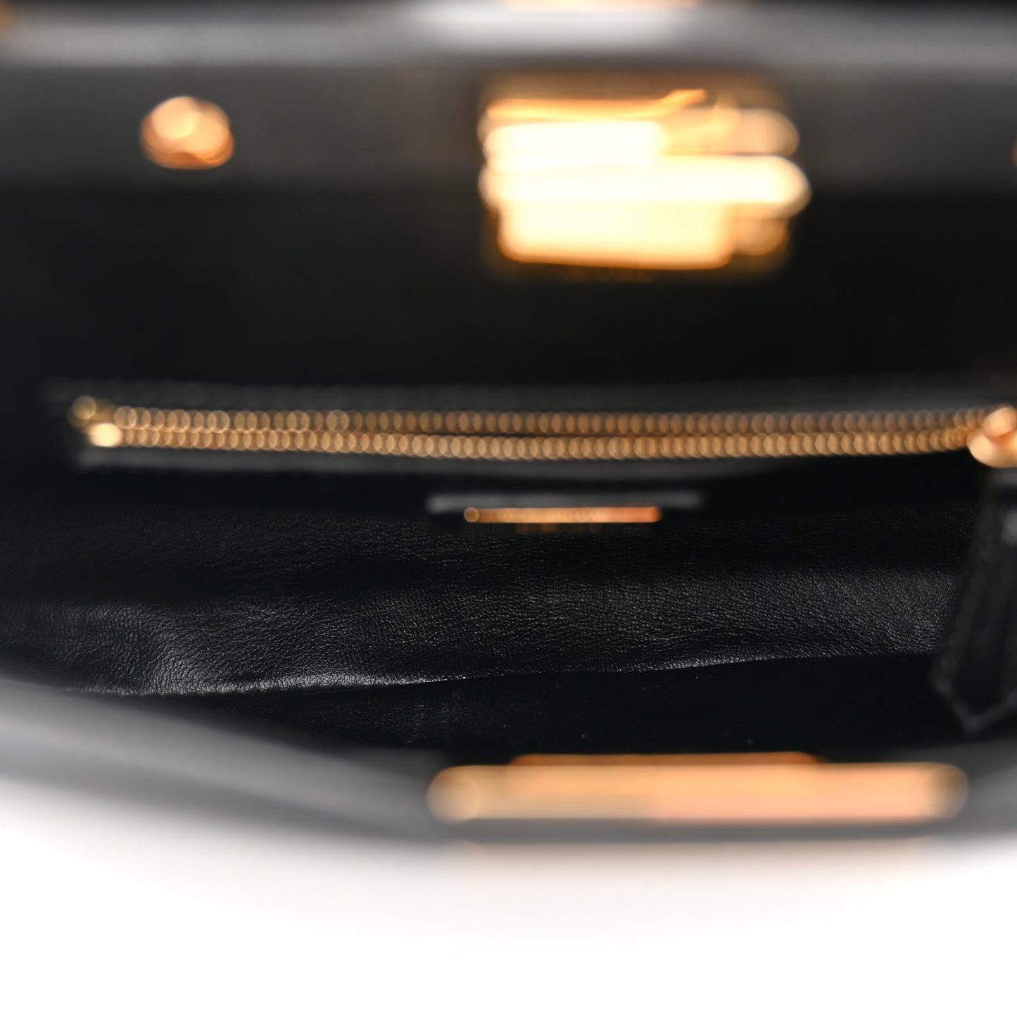 Nappa Mini Peekaboo Iconic Satchel Black