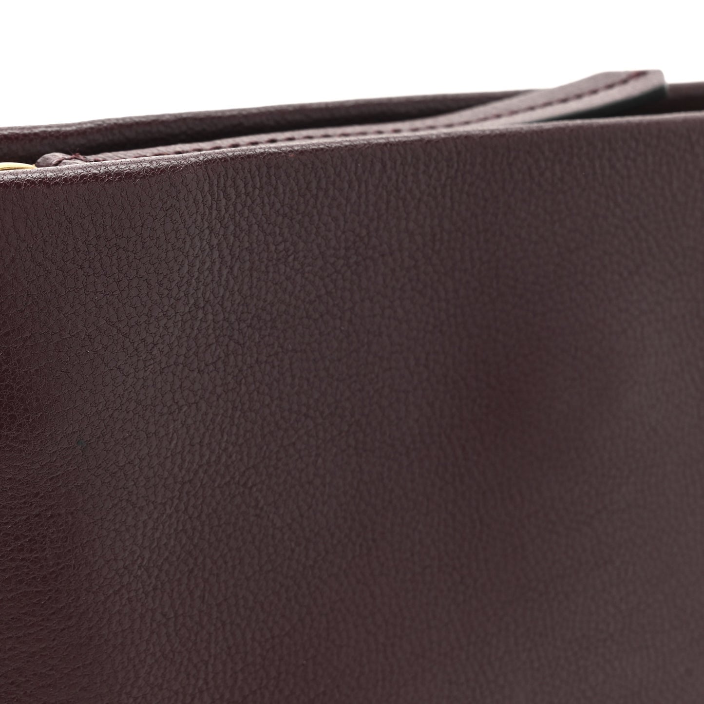 Goatskin Suede Cross 3 Crossbody Bag Aubergine Grey