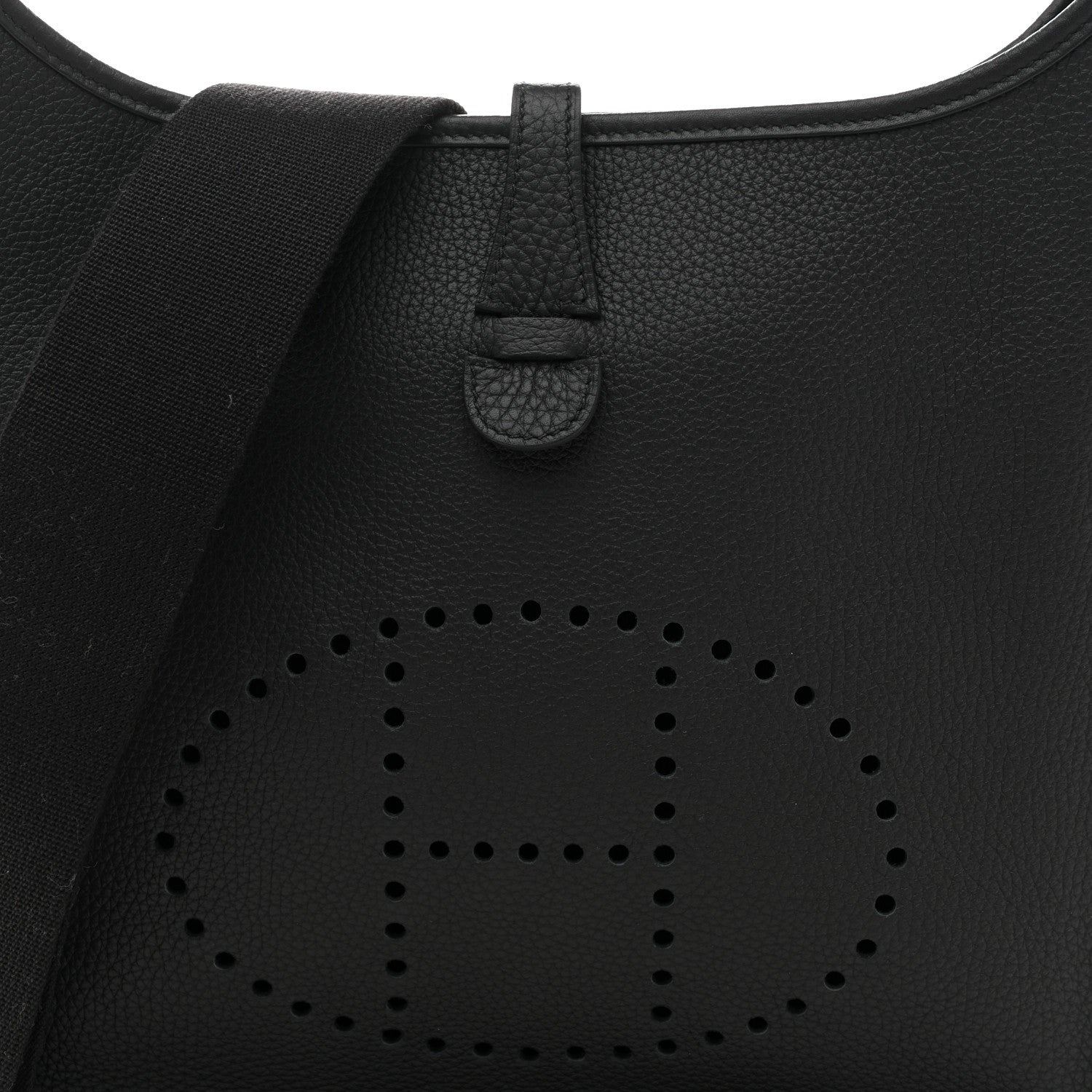 Hermes Taurillon Clemence EVELYNE III PM Black 8 of 11