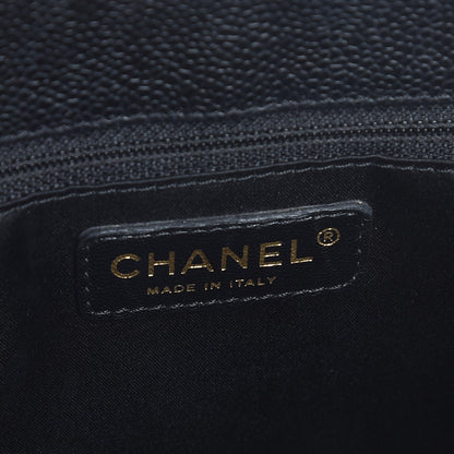 Chanel Caviar Quilted Grand Shopping Tote GST Black 6 of 7