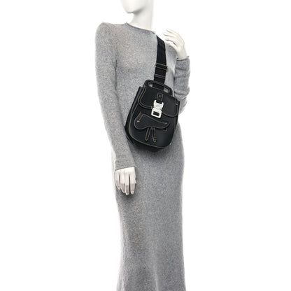 Christian Dior Grained Calfskin Mini Gallop Sling Bag Black 2 of 8