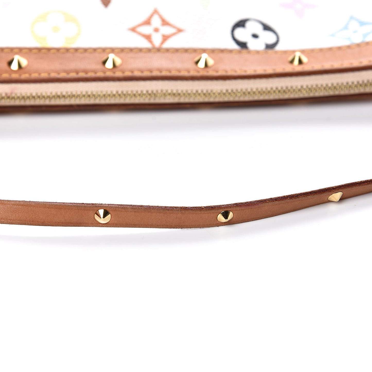Monogram Multicolor Pochette Accessories White
