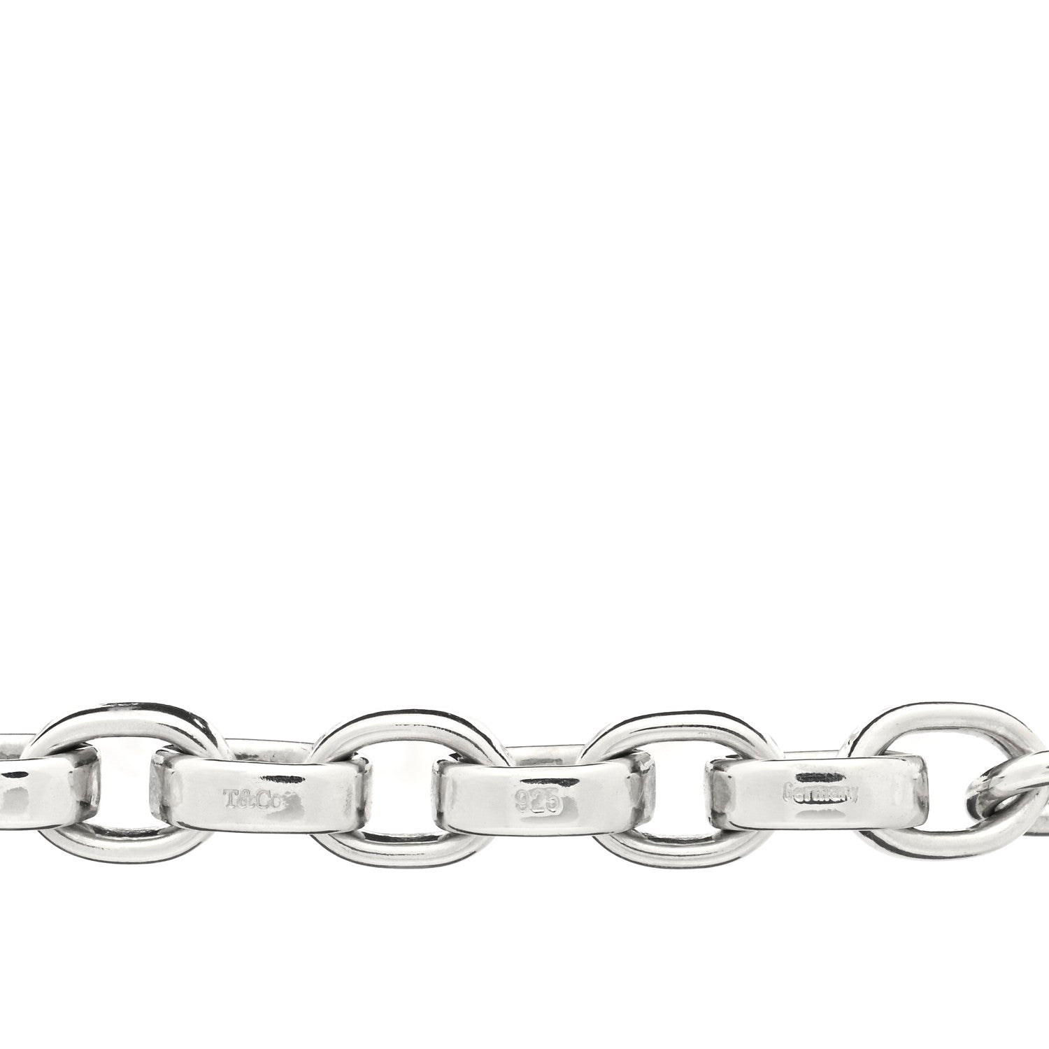 Tiffany Sterling Silver Chain Link Bracelet 4 of 4
