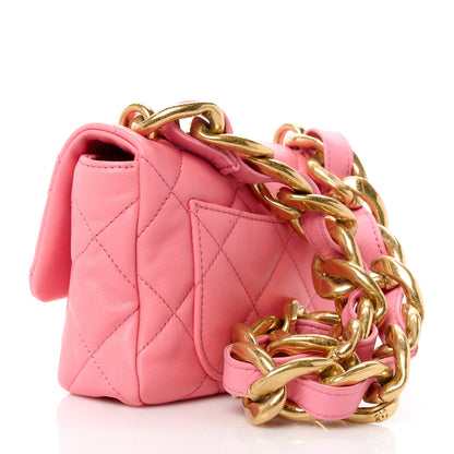 Chanel Lambskin Quilted Mini Funky Town Flap Pink 3 of 11