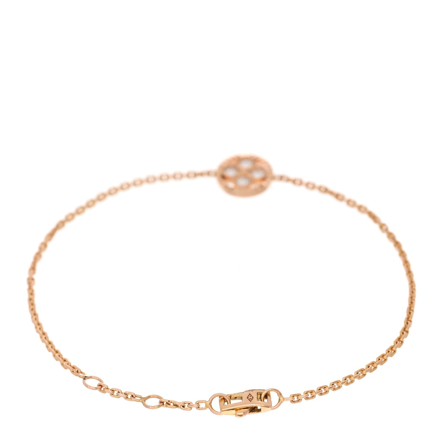 18K Pink Gold Diamond Sun Blossom Bracelet