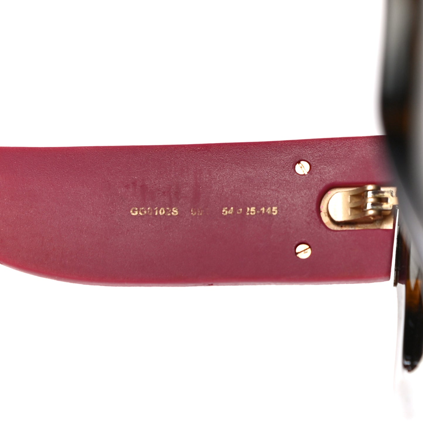 Square Frame GG0102S Sunglasses Glitter Pink Multi