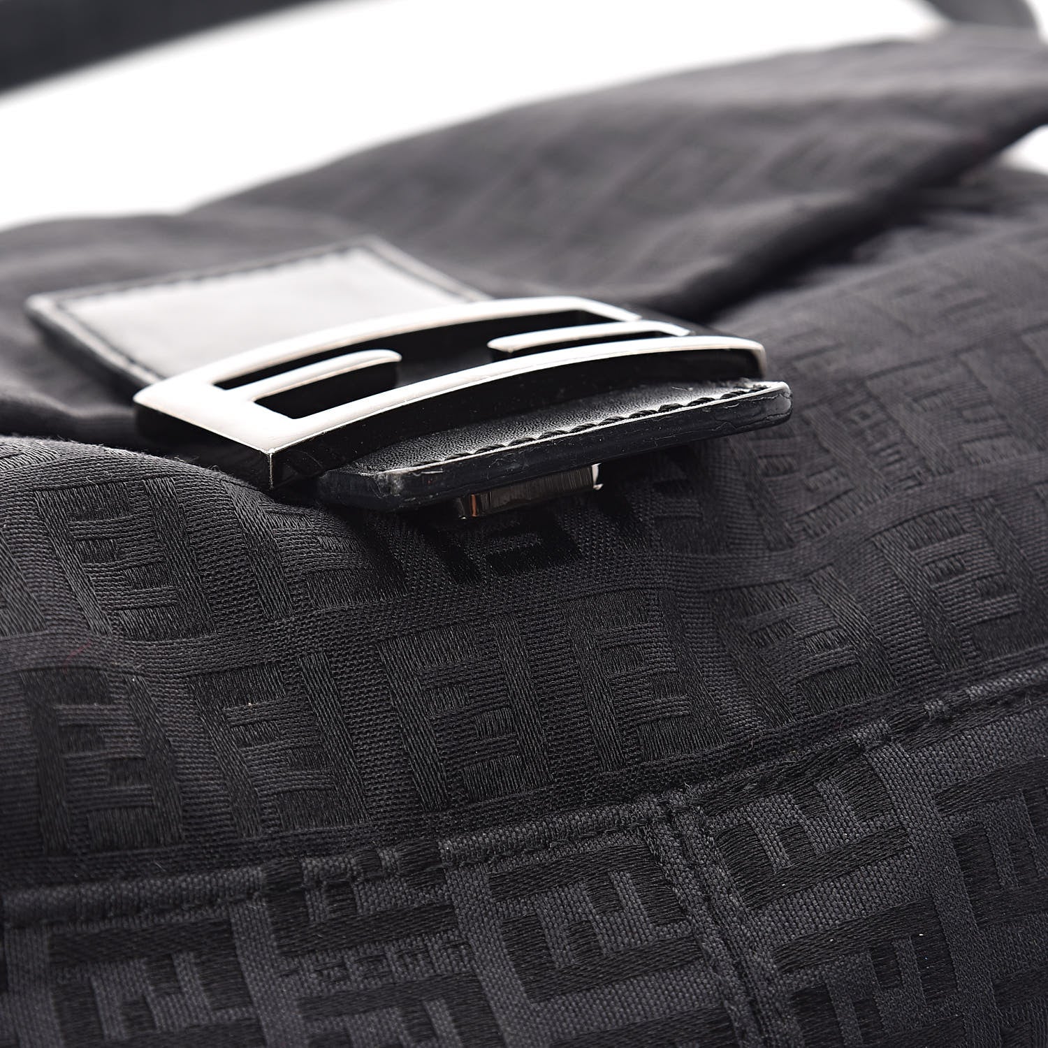 Fendi Zucchino Mama Baguette Black 8 of 15