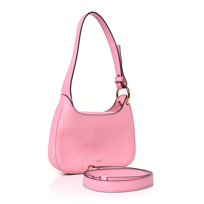 Versace Calfskin La Medusa Small Hobo Crossbody Pink 3 of 10