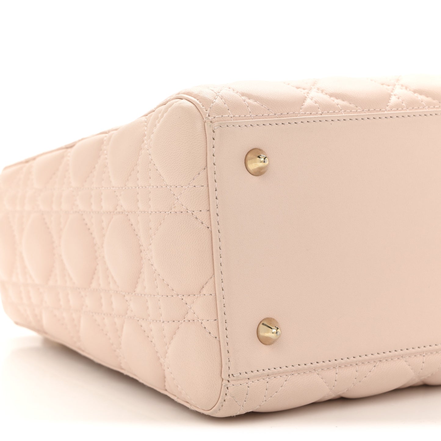 Lambskin Cannage Medium Lady Dior Light Pink