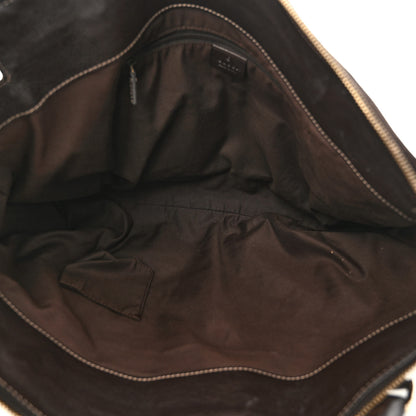 Gucci Monogram D Gold Tote Dark Brown 5 of 11