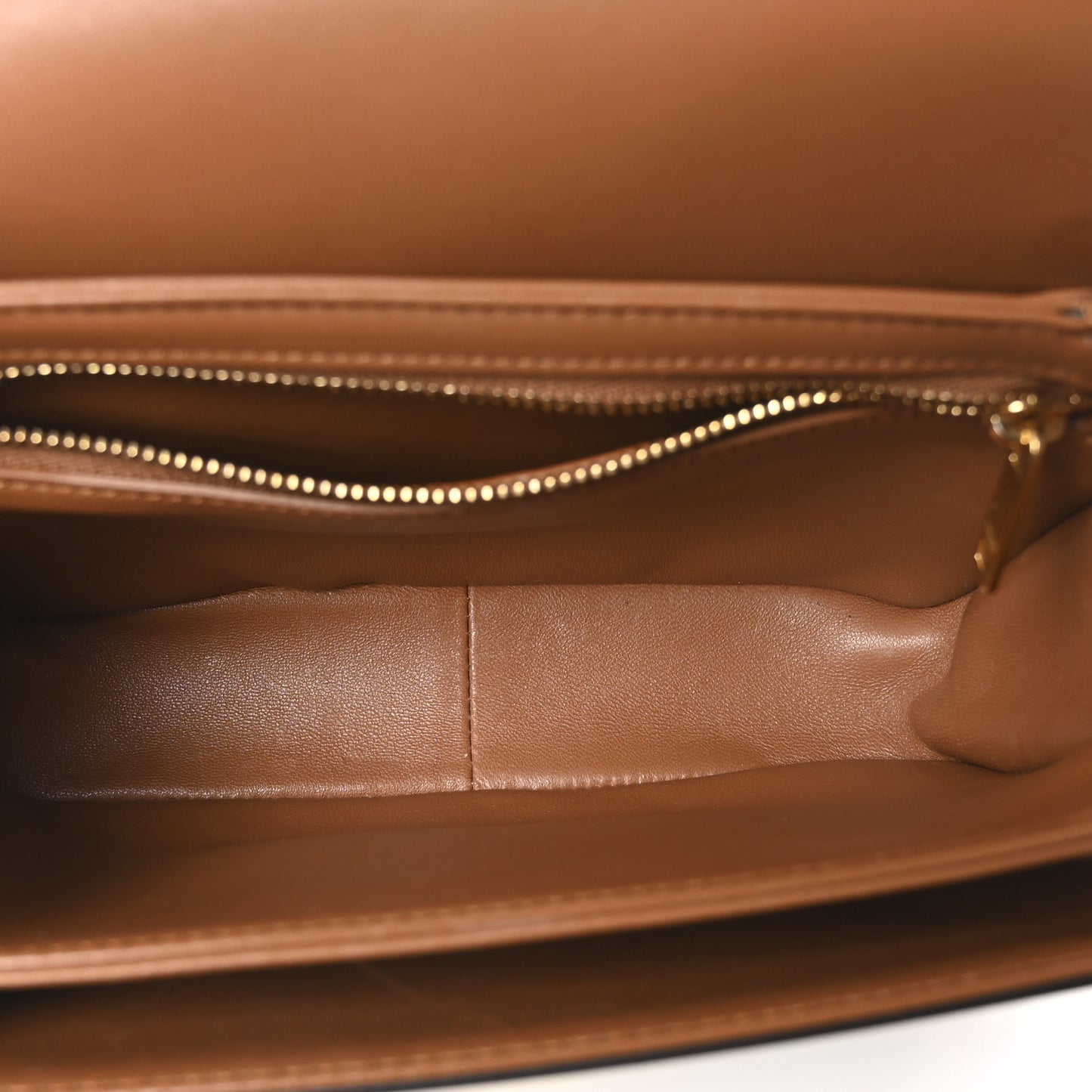 Textile Natural Calfskin Classique Triomphe Khaki Tan