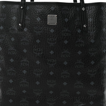 MCM Visetos Large Reversible Shopper Tote Black 11 of 19