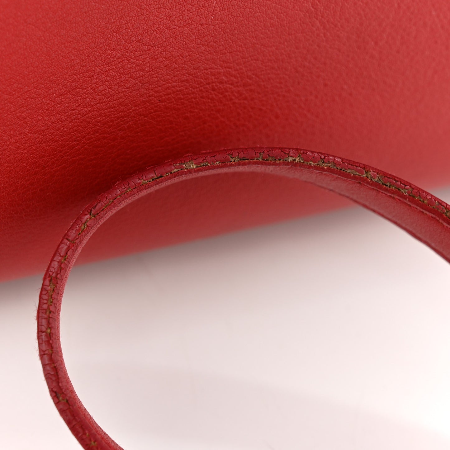 Calfskin Small Sac De Jour Vermillion