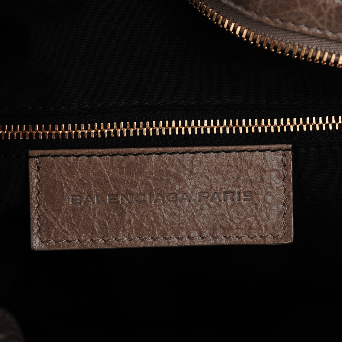 Agneau Giant 12 Rose Gold Hardware Velo Gris Poivre