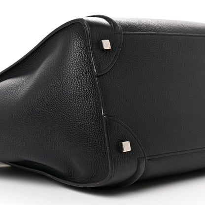 Celine Drummed Calfskin Mini Luggage Black 8 of 13