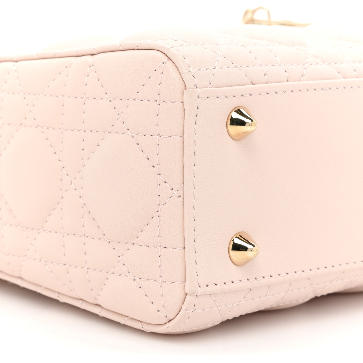 Lambskin Cannage Small My ABCDior Lady Dior Light Pink
