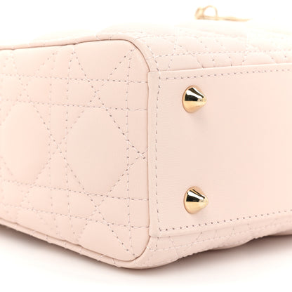 Christian Dior Lambskin Cannage Small My ABCDior Lady Dior Light Pink 9 of 15