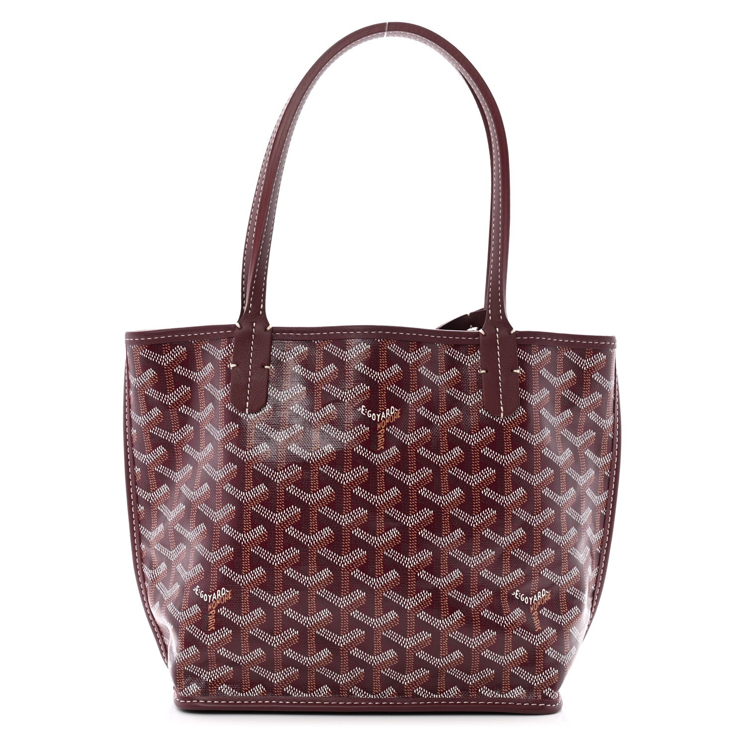 Goyard Goyardine Reversible Mini Anjou Burgundy 1 of 20