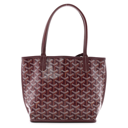 Goyard Goyardine Reversible Mini Anjou Burgundy 1 of 20