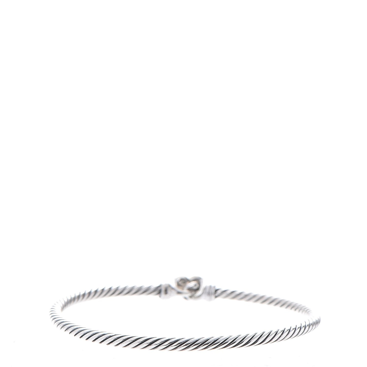 Sterling Silver 18K Yellow Gold 3mm Cable Collectibles Heart Bracelet