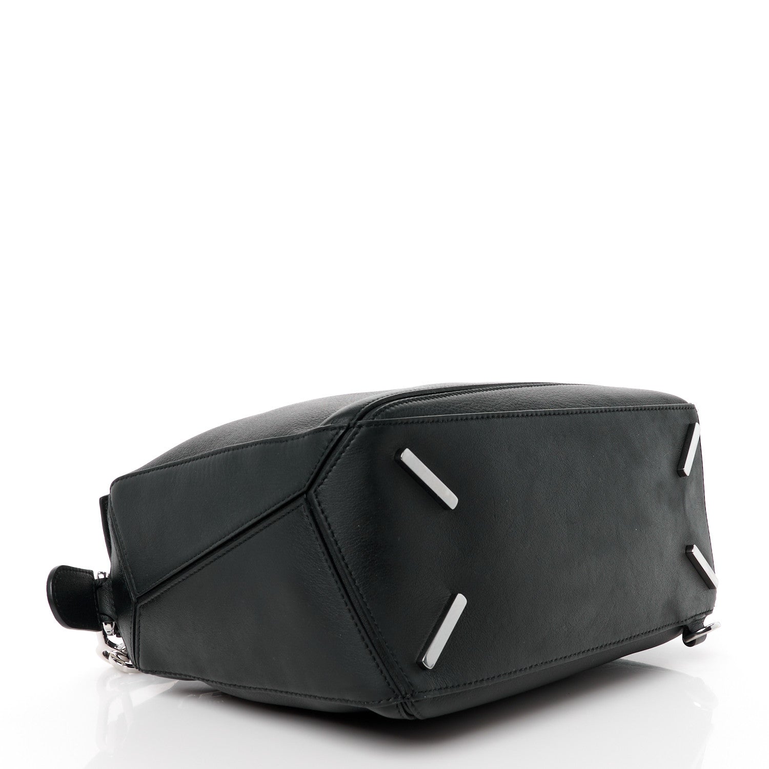 Loewe Calfskin Medium Puzzle Bag Black 4 of 10