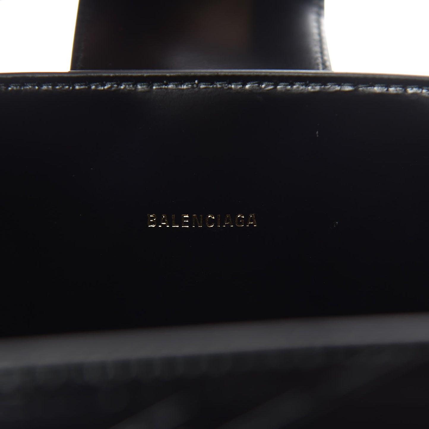 Calfskin Losange Monogram Embossed Medium Sharp Tote Black