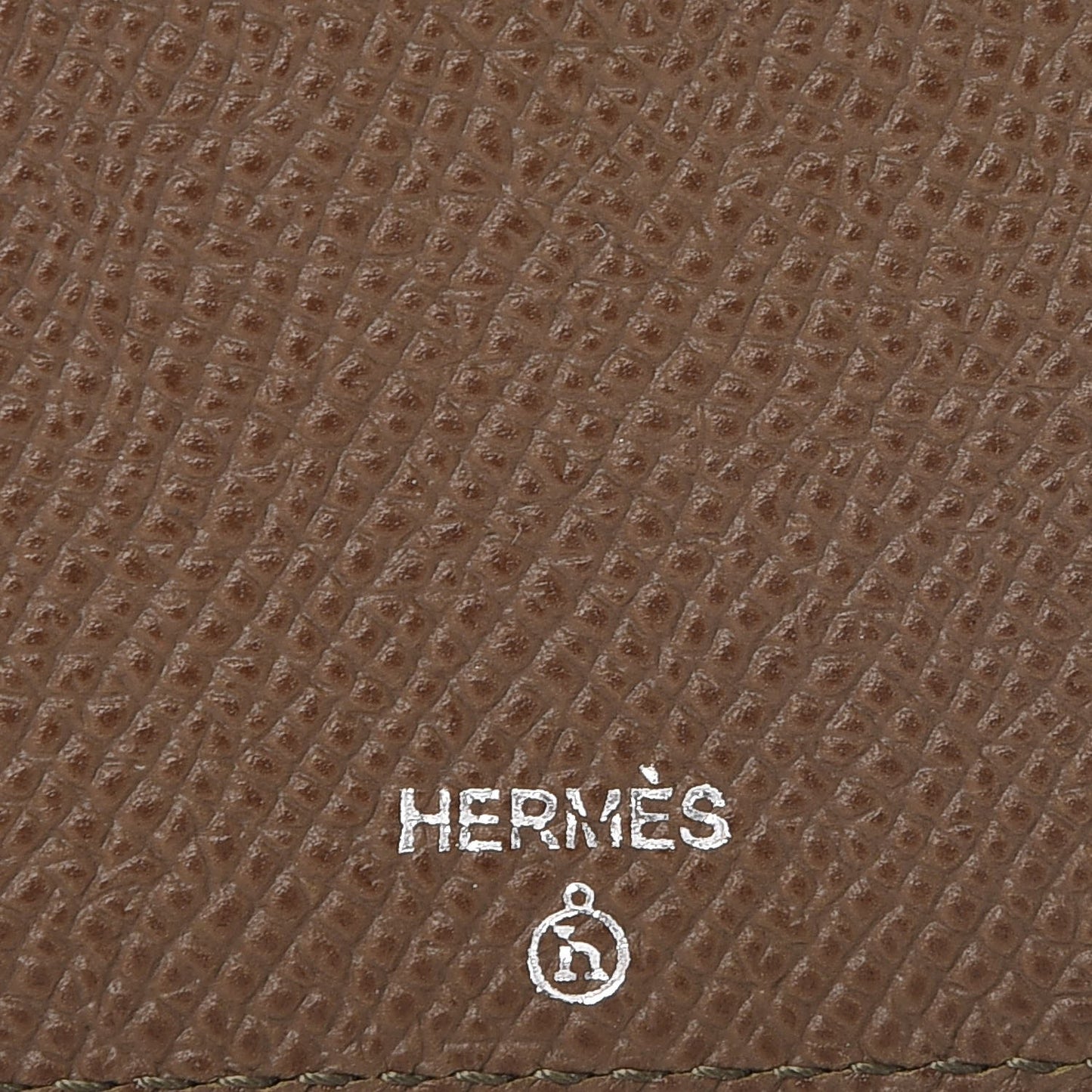 Chevre Mysore Epsom Landscape Petit H Card Case
