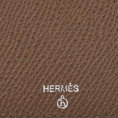 Hermes Chevre Mysore Epsom Landscape Petit H Card Case 4 of 7