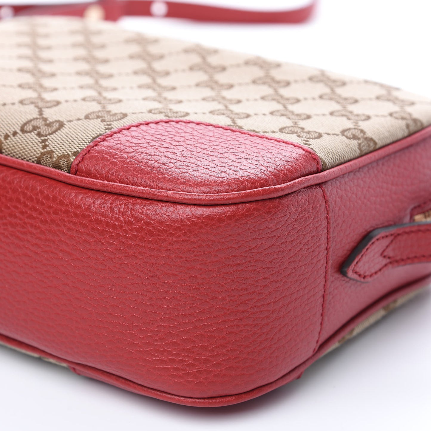 Monogram Mini Bree Messenger Bag Red