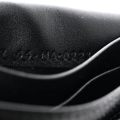Christian Dior Grained Calfskin Saddle Card Holder Black 8 of 9