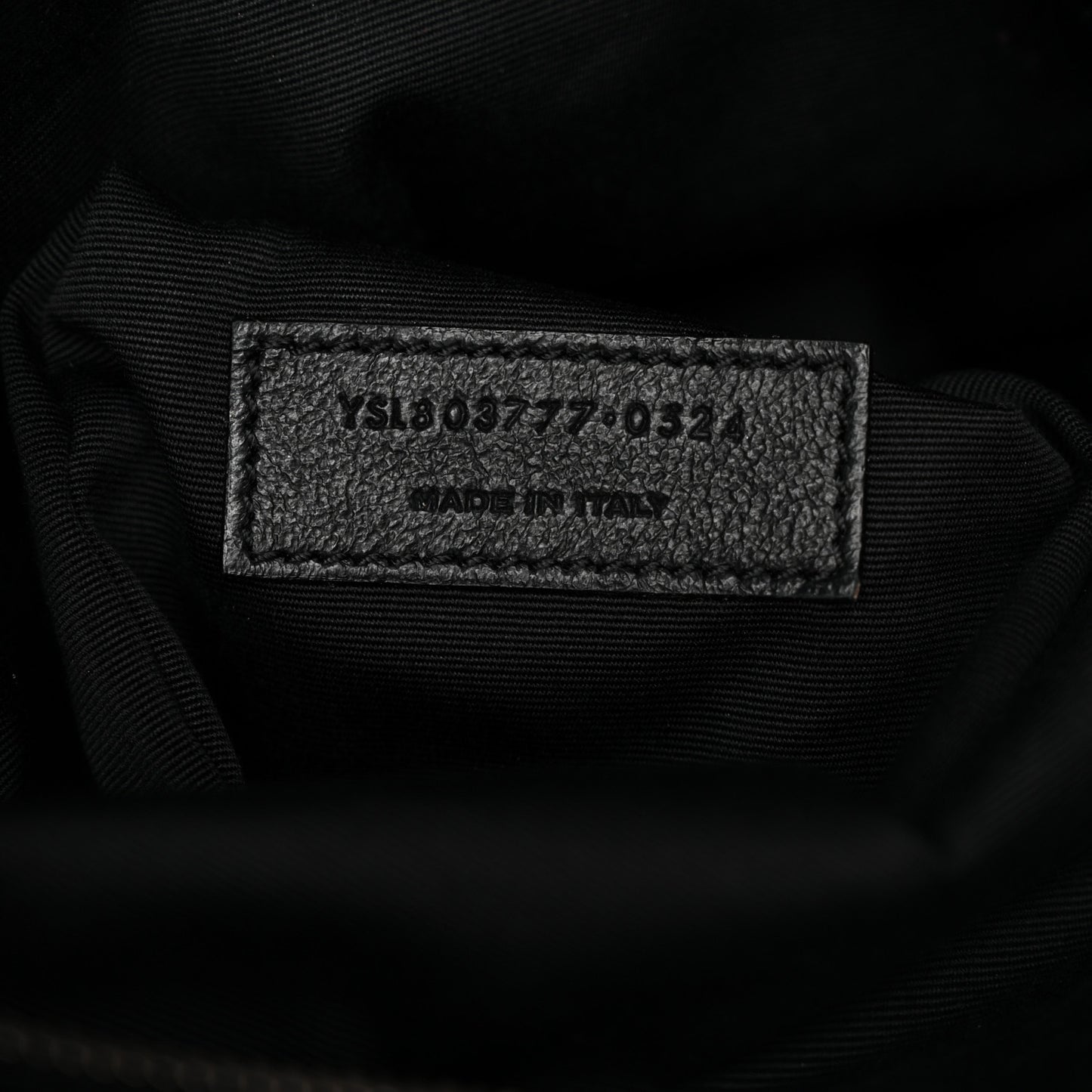 Grained Lambskin Monogram Large Niki Chain Satchel Black