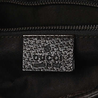 Gucci Monogram Messenger Crossbody Web Bag Dark Brown 6 of 14