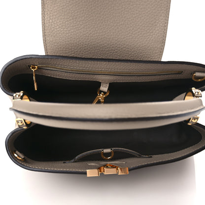Louis Vuitton Taurillon Capucines PM Galet 5 of 9