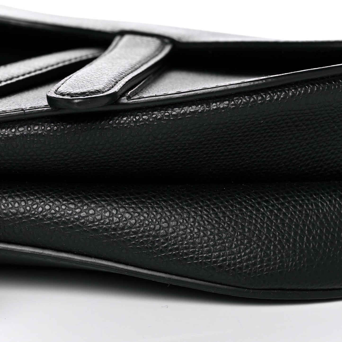 Calfskin Saddle Bag Black