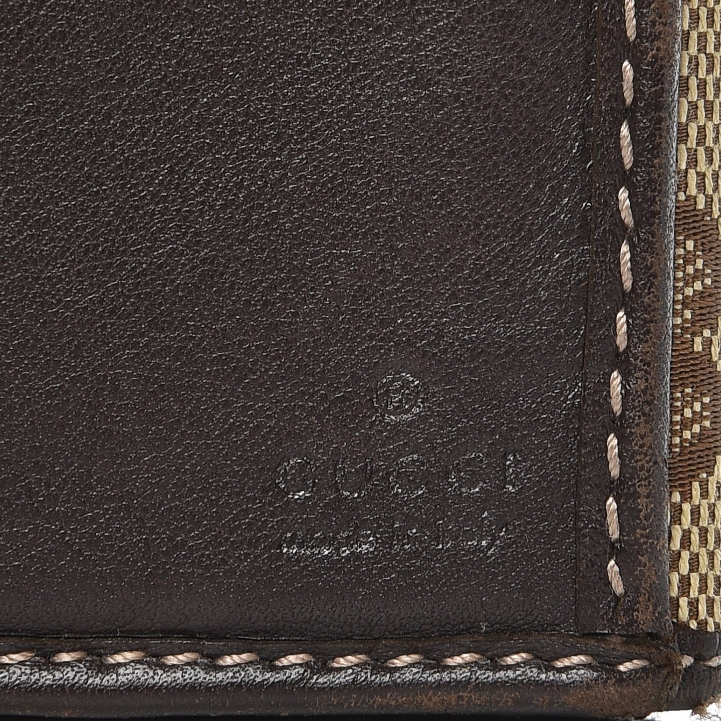 Monogram Guccioli Brando Chihuahua Continental Wallet Dark Brown