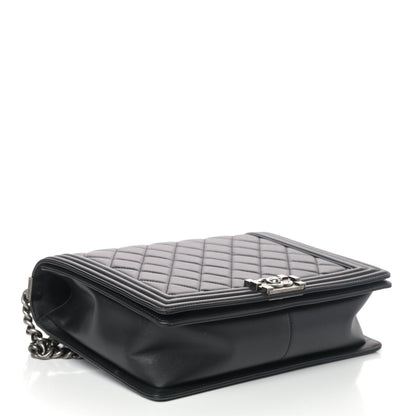 Chanel Lambskin Quilted Large Boy Flap Black 3 of 4