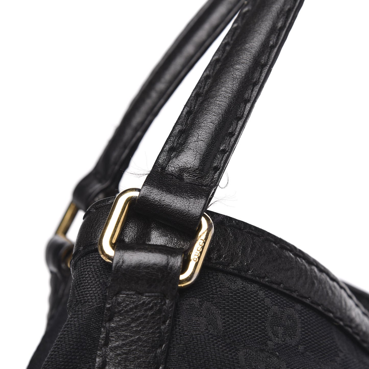 Monogram Medium Jockey Tote Black