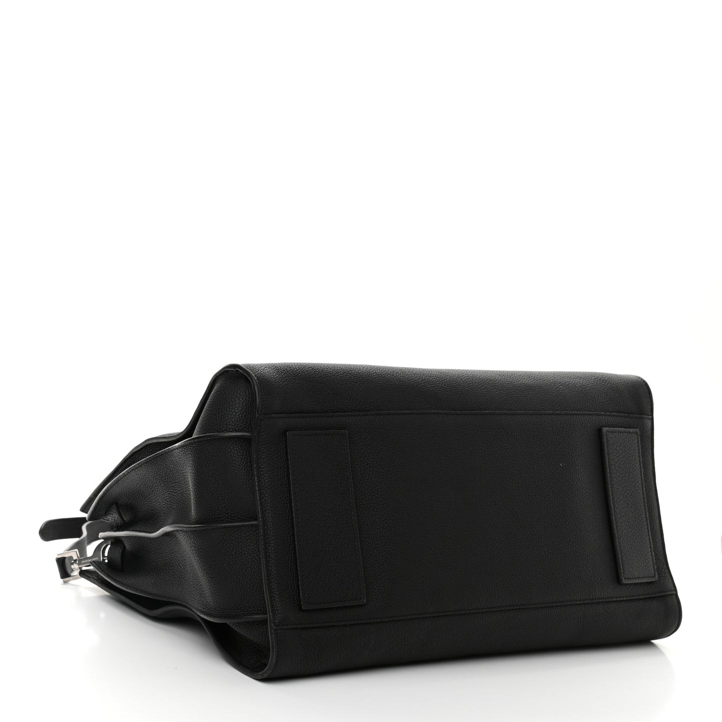 Grained Calfskin Large Souple Sac De Jour Black