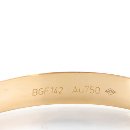 Cartier 18K Yellow Gold LOVE Bracelet 18 4 of 7