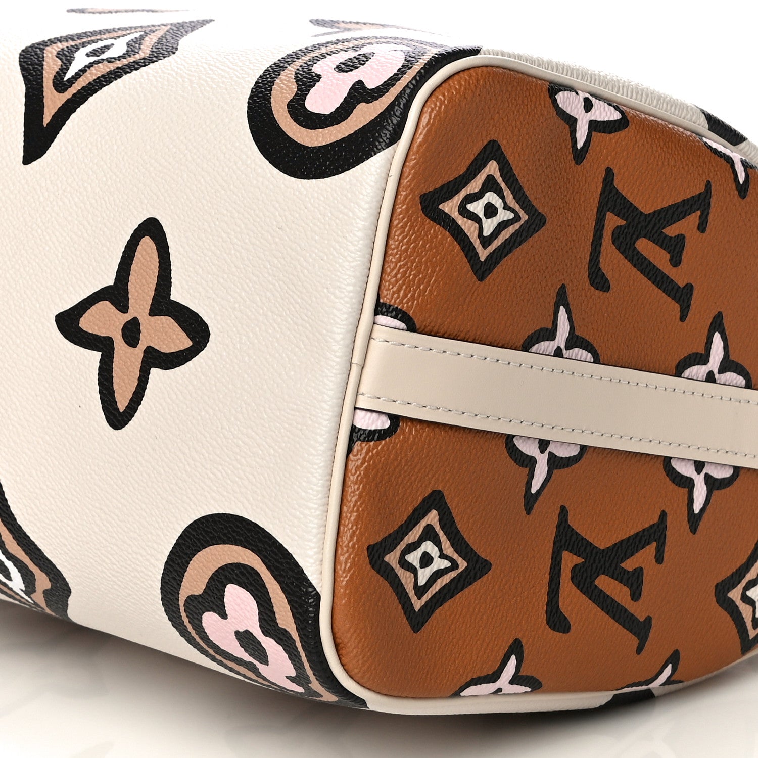 Louis Vuitton Monogram Giant Wild At Heart Speedy Bandouliere 25 Creme 10 of 12
