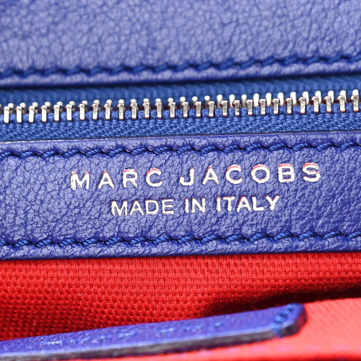Calfskin Quilted Stam Blue