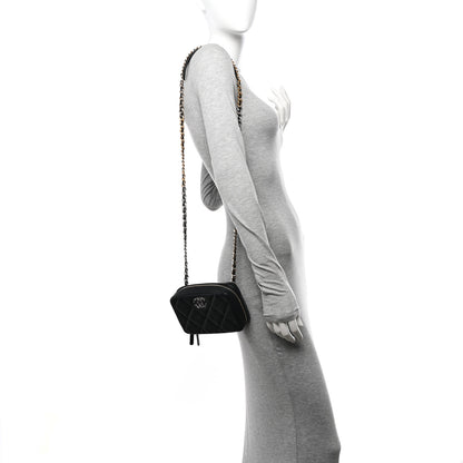 Chanel Goatskin Quilted Chanel 19 Camera Crossbody Case Black 2 of 11