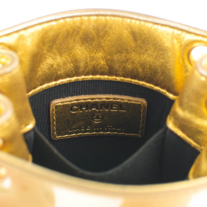 Chanel Patent Crossbody CC Phone Holder Gold 7 of 7