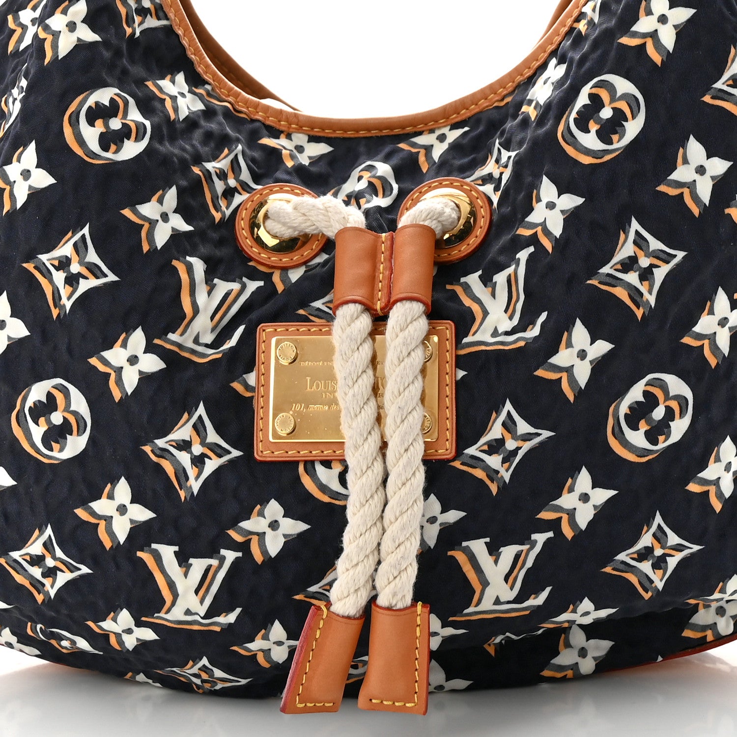 Louis Vuitton Nylon Monogram Cruise Bulles MM Navy 9 of 12